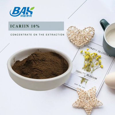 Natural 10% Icariin Epimedium Extract Powder Light Yellow Powder