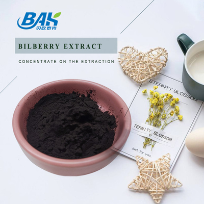 Suplemen Ekstrak Anthocyanin Bilberry Berkualitas Tinggi Anti-Aging Vaccinium Myrtillus Powder