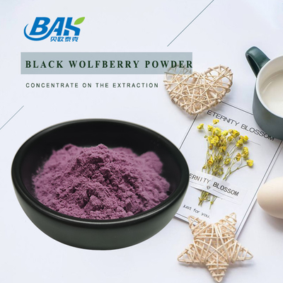 Buah Dan Sayuran Black Wolfberry Powder Food Grade Black Goji Powder