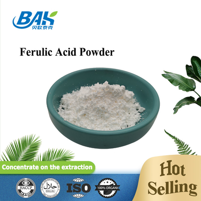 BAK Grosir Bubuk Asam Ferulik 98% Alami CAS 1135-24-6