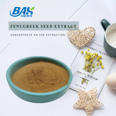 Suplemen Meningkatkan Tidur Ekstrak Biji Fenugreek Bubuk halus coklat