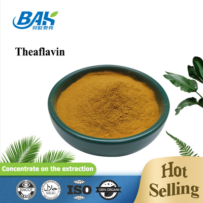 Theaflavin 20% - 80% Ekstrak Teh Hijau Bubuk Untuk Perawatan Kesehatan