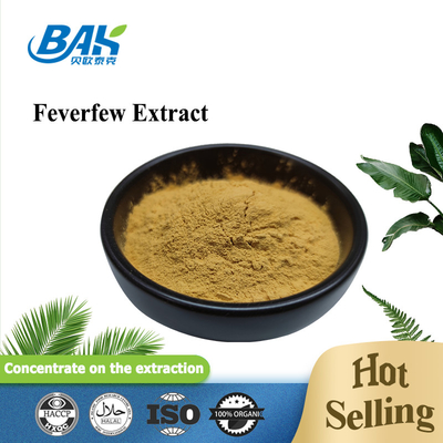 00,3% -1,2% Parthenolide Nutrient Supplement Powder Feverfew Extract Yellow Brown Powder