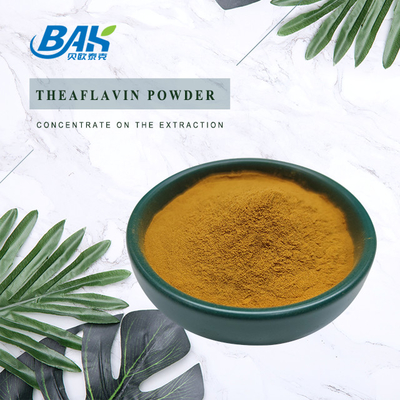 BAK Organic Theaflavin 20% - 80% Green Tea Extract Powder Untuk Perawatan Kesehatan