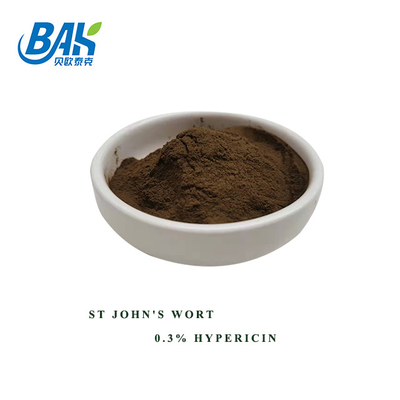 0,3% Hypericin St John'S Wort Brown Powder 100％ Lulus 80 Mesh