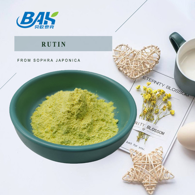 Bahan Kosmetik Alami 95% Rutin Sophora Japonica Ekstrak Serbuk Kuning