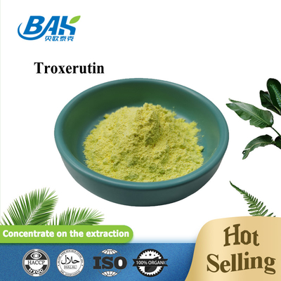 BAK Pabrik Troxerutin Suplemen Peningkatan Kekebalan Warna Kuning Powder CAS 7085-55-4 1.65g/Cm3