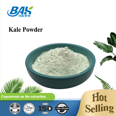 Makanan Suplemen gizi Green Kale Powder Kelarutan air yang baik Buah dan Sayuran Powder