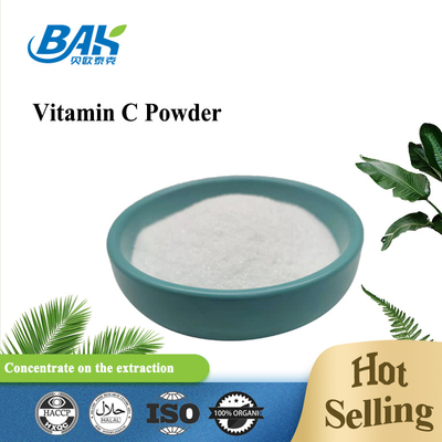 99% Asam Askorbat Vitamin C Bubuk Kristal Putih 95% Lulus 80 Mesh