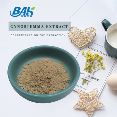 Rumput Utuh 98% Gynostemma Pentaphyllum Suplemen Bubuk Coklat