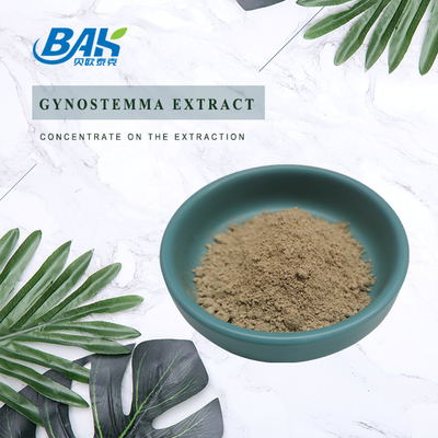 Rumput Utuh 98% Gynostemma Pentaphyllum Suplemen Bubuk Coklat