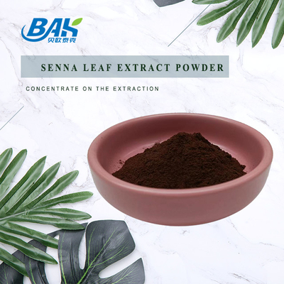 20% Sennosides Senna Daun Ekstrak Suplemen Bubuk 100% Larut dalam Air