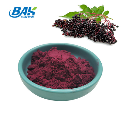 5% Anthocyanin Extract Supplement Ungu Merah Elderberry Extract Powder
