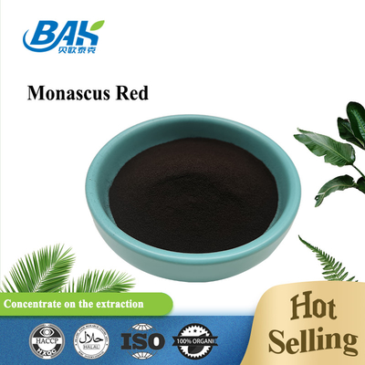 E140 Monascus Red Aditif Makanan Alami Merah Tua Bubuk Halus PH 5.0 6.0