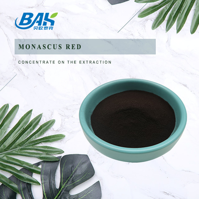 E140 Monascus Red Aditif Makanan Alami Merah Tua Bubuk Halus PH 5.0 6.0