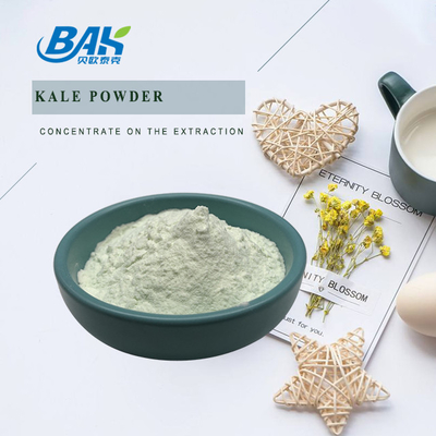 Makanan Suplemen gizi Green Kale Powder Kelarutan air yang baik Buah dan Sayuran Powder