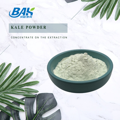 Makanan Suplemen gizi Green Kale Powder Kelarutan air yang baik Buah dan Sayuran Powder