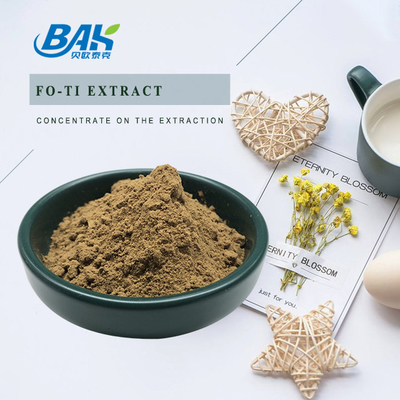 Polygonum Multiflorum Thunb Foti Root Extract Bubuk Kuning Coklat 10:1 20:1