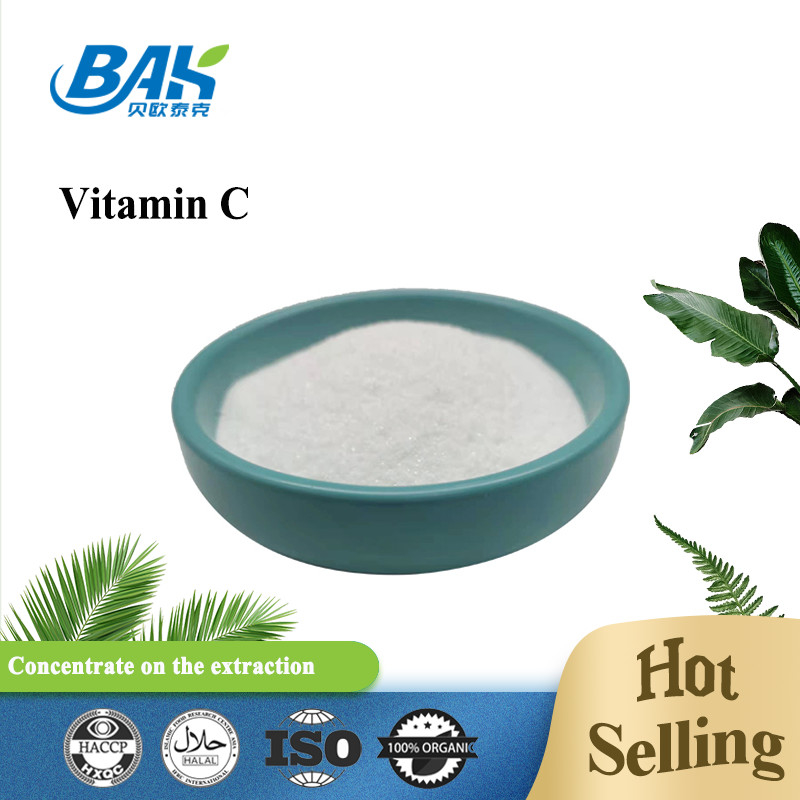 Suplemen Nutrisi Asam Askorbat Bubuk Vitamin C CAS 50-81-7
