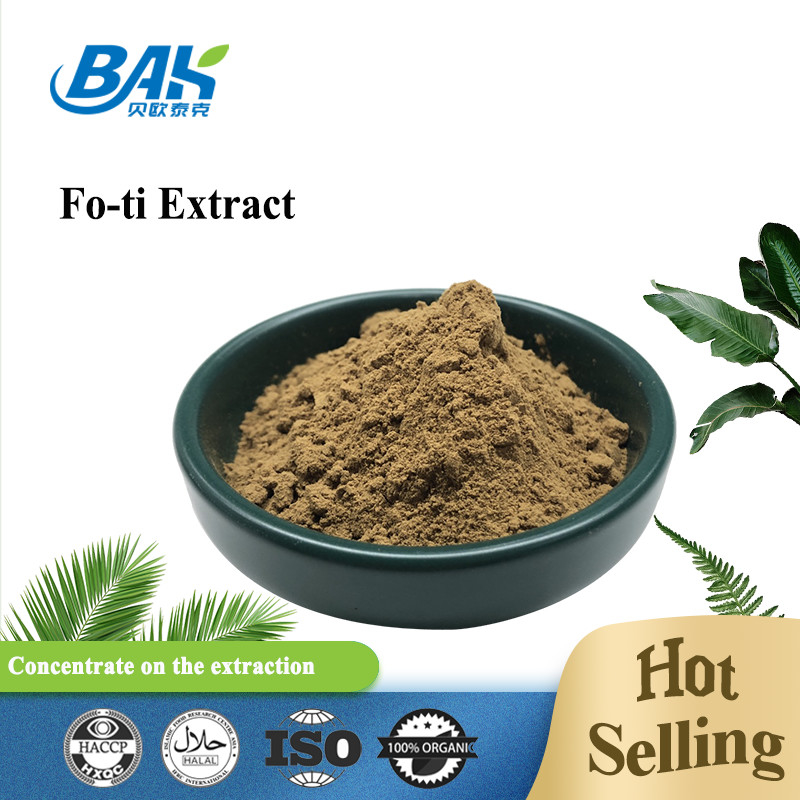 Polygonum Multiflorum Thunb Foti Root Extract Bubuk Kuning Coklat 10:1 20:1